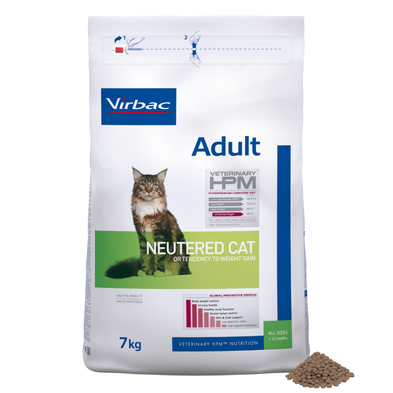Virbac HPM Adult Neutered Cat 7 kg