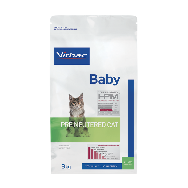 Virbac HPM Baby Pre Neutered Cat 3 kg