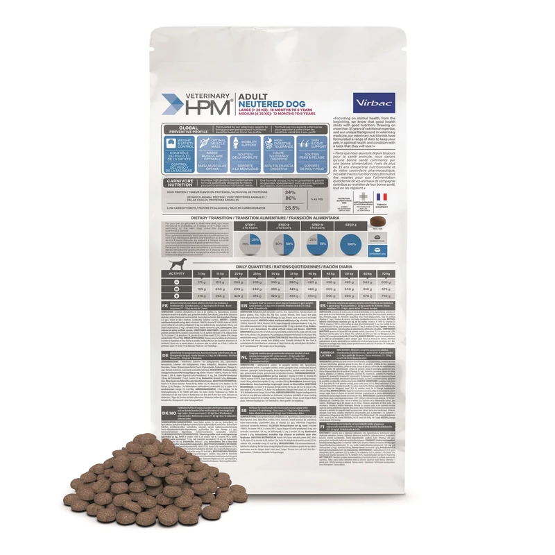 Virbac HPM Adult Neutered Dog Large & Medium 3 kg