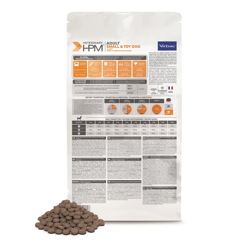 Virbac HPM Adult Dog Small & Toy 7 kg