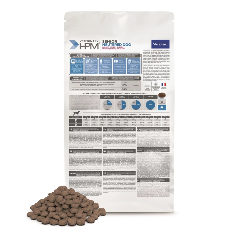 Virbac HPM Senior Neutered Dog Large & Medium 3 kg