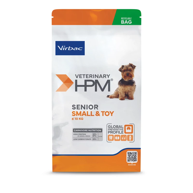Virbac HPM Senior Dog Small & Toy 1,5 kg