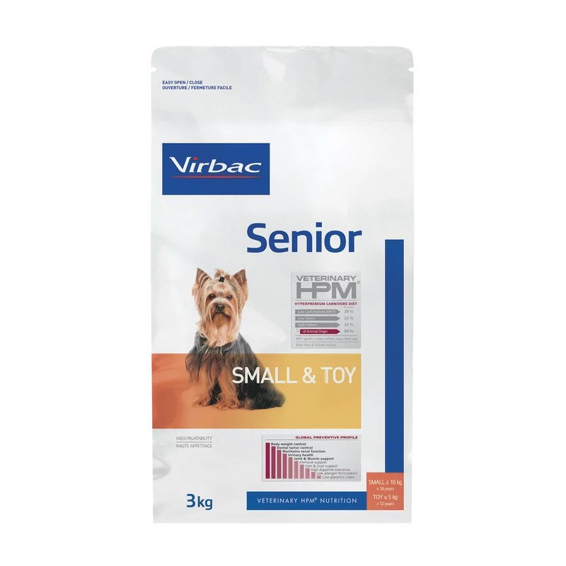 Virbac HPM Senior Dog Small & Toy 3 kg