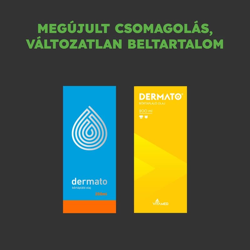 Dermato Bőrtápláló Olaj 200 ml
