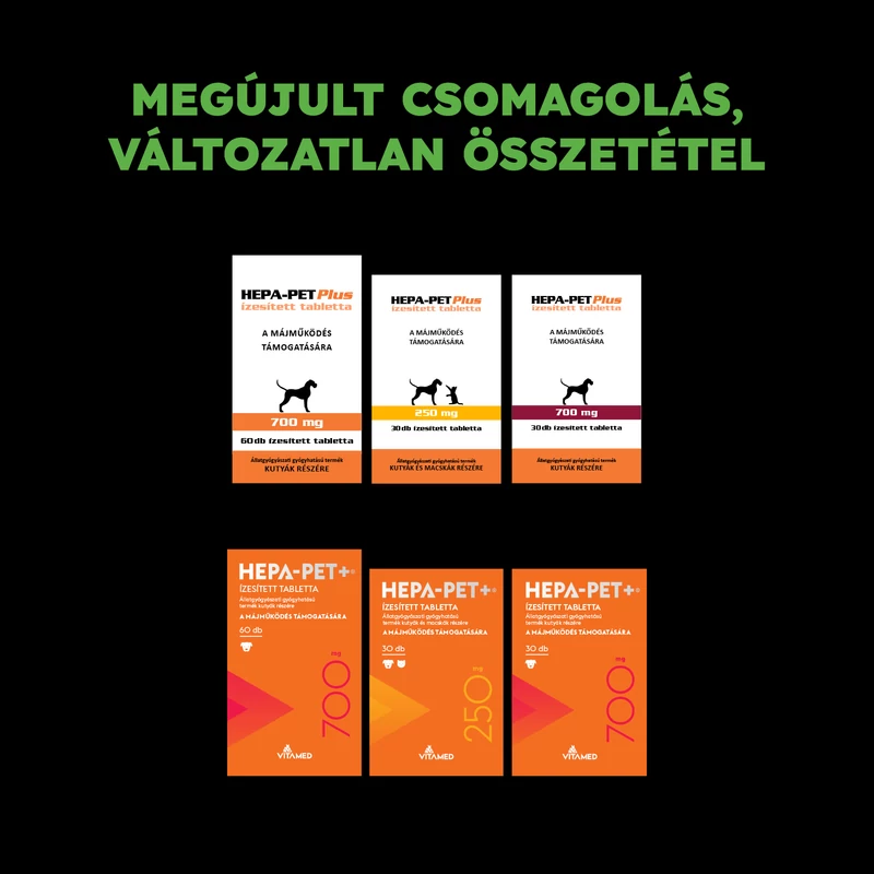 Hepa-Pet Plus 700 mg tabletta 60 db