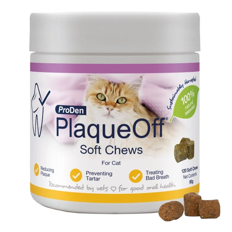 PlaqueOff Soft Chews Cat 120 db