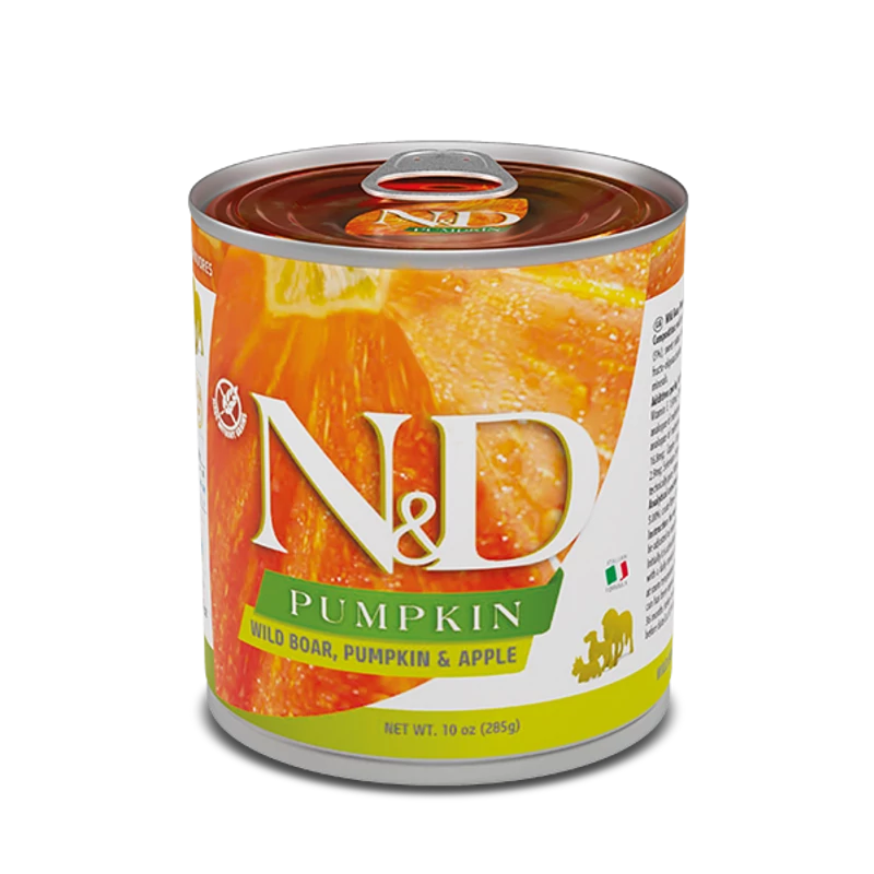 N&D Dog konzerv Vaddisznó & alma és sütőtök 285 g