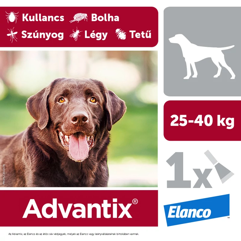 Advantix spot-on 4 ml 25-40 kg