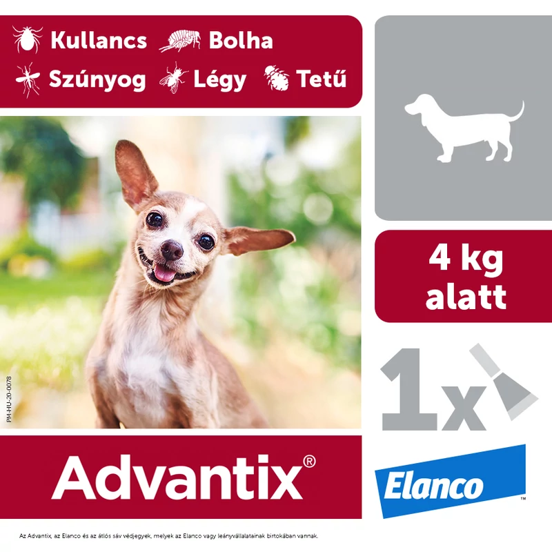 Advantix 0,4 ml 4 kg-ig