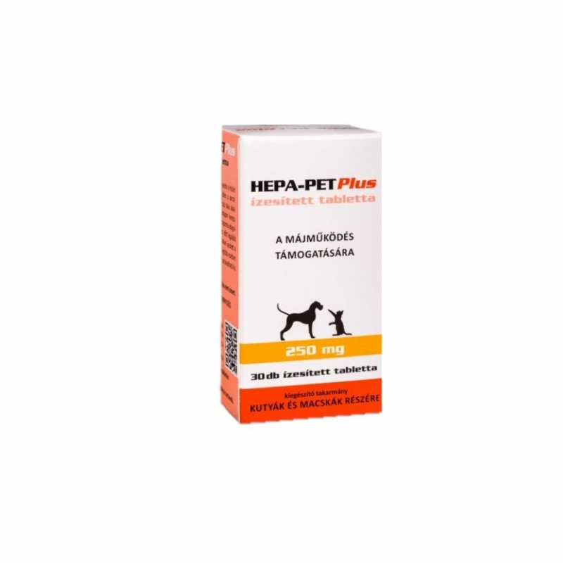 Hepa-Pet Plus 250 mg tabletta 30 db