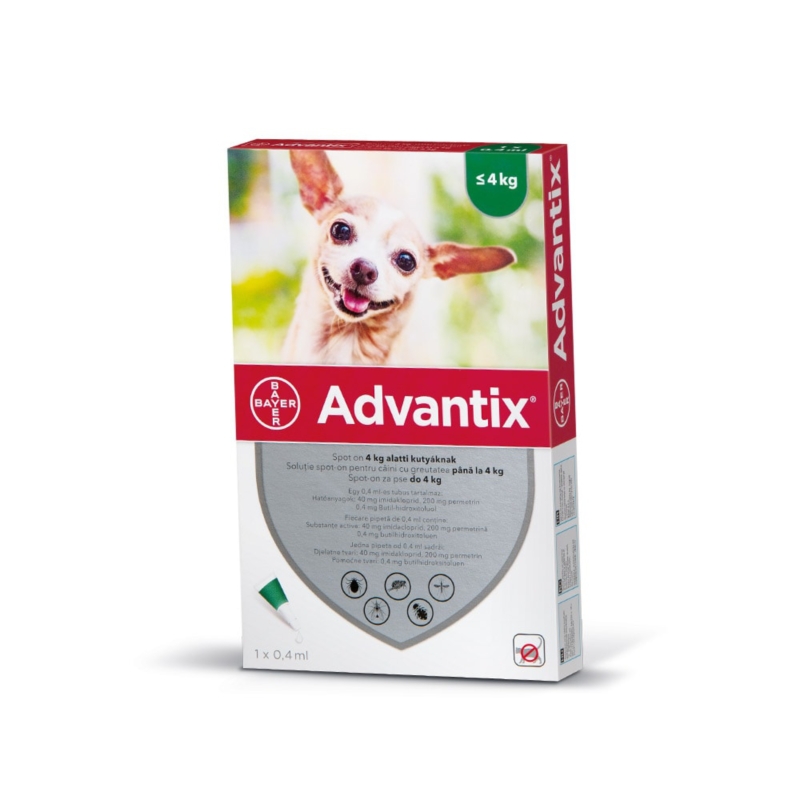 Advantix Spot-On 4 kg alatt 1x