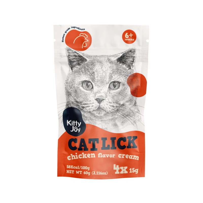 Kitty Joy Cat Lick - Csirke 4x15g
