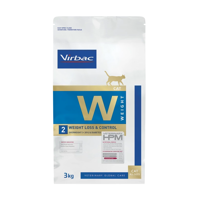 Virbac HPM Diet Cat Weight 2 Loss & Control 3 kg