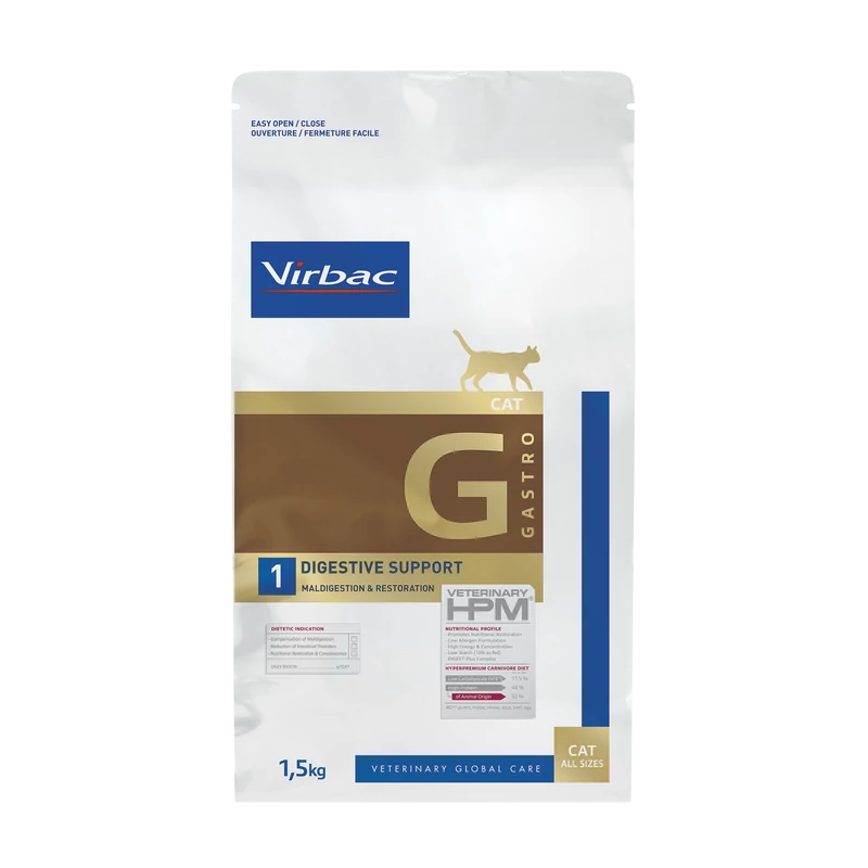 Virbac HPM Diet Cat Digestive Support 1,5 kg